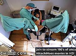 eliza shields moans with hitachi wand in medical test