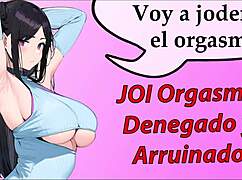 Shemale Ladyboy Gives Spanish JOI Until Orgasm