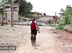 Ebony Beauty Has Great Sex With Stranger In Doggystyle, Bent Over, Missionary, And Riding Positions!