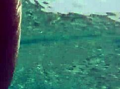 Underwater Pool Masturbation Session With Samantha Rone Ass And Pussy