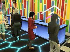 hinata shines at the party while her new guy catches her eye big time