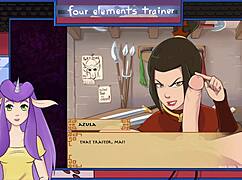 Avatar Trainer Gives Royal Handjob to Monster