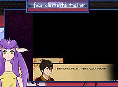 Avatar Trainer Gives Royal Handjob to Monster