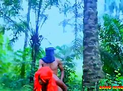 Hot bush encounter with her loving my big dick.