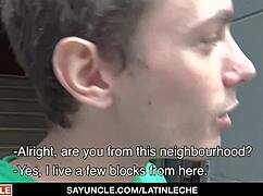 Argentinian Latin Twink in Gay Group Sex for Cash