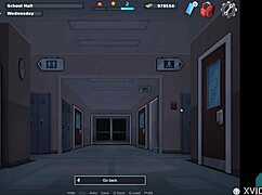 in summertime saga, i cum hard inside the french teacher's tight pussy.