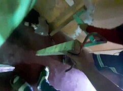 My stepdaughter comes home from school and I can't resist her sexy look, giving it to her hard.