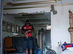 Neighbor fucks ass bareback and turns me into woman with huge cock