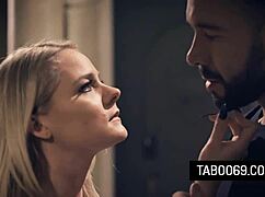 Sexy blonde babe Lisey Sweet enjoys intimate encounter with married man.