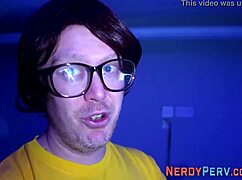 Busty British babe tricked into her first handjob and blowjob?