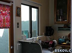 big butt ebony babe in stockings takes hardcore cumshot 😏