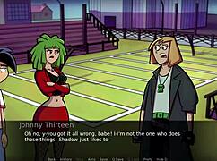 Danny Phantom explores Amity Park with cheerleaders in part 13