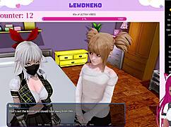 LewdNeko Plays Harem Hotel Game in Part 8