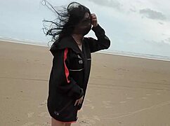 unwind with sexy shemale masturbation in public. oops, i mean.. so hot!