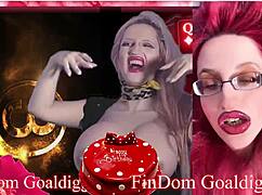 Addicted to Denial with Financial Domination by Goddess in Glasses Giving Jerk Off Instructions