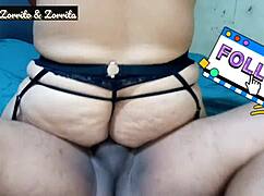 Latina shemale milf stepmom chokes on monster cock and loves ass licking 😍