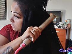 Hanna Pimentinha Prepares for Anal Scene with German Tattoo Artist