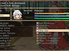 Whore Plays Hentai Game With Toys And Creampie