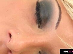 anna masturbates with fingers and toys in solo session.