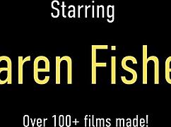 blonde milf swallows jizz after hardcore fuck, contrasting big pussy