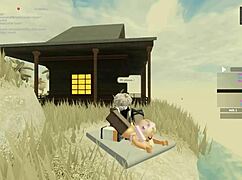 i love watching this cute whore riding my ass and pussy in bent over anal sex