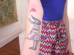 Petite Bambi Black Bent Over for Big Black Cock Facial