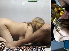 My Stepbrother Was So Turned On When I Put the Condom On With My Mouth, He Couldn’t Hold Back and Burst!