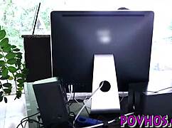 Hot teen rides dick and sucks pov 😏