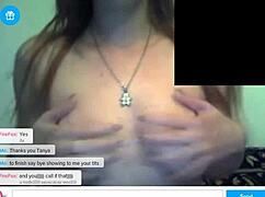 Blonde Tannya and Chubby Annica in Webcam Show with Toys and Striptease