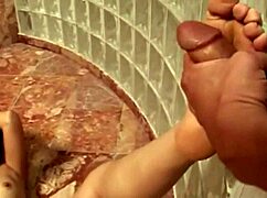 footjob in shower leads to blonde's naughty anal 😈