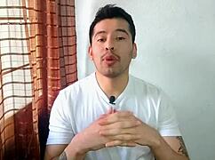 Gay daddy dominates with his thick 20cm monster cock