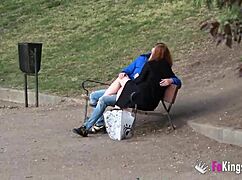 Brads girlfriend is a lover of public blowjobs and she wants to prove it