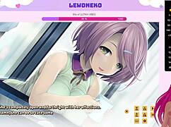 hey, check out vtuber lewdneko playing love cubed part 5 cute dating anime hentai game