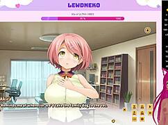 hey, check out vtuber lewdneko playing love cubed part 5 cute dating anime hentai game
