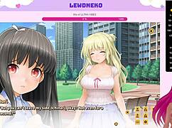 hey, check out vtuber lewdneko playing love cubed part 5 cute dating anime hentai game