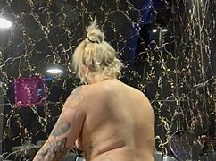 Blonde With Tattoo Invites You To Join In Jacuzzi Bath