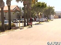 Blindfolded guy tricked by homo hunk for oral