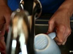 elexis monroe can’t stop sniffing her stepdaughter’s panties while diving into her muff.