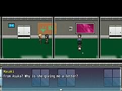 Student loses virginity in closet during Apostle JOI hentai game ep 1. Married teachers cheat nearby!