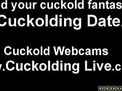 He stretches my pussy while you watch