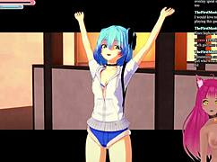 vtuber lewdneko plays koikatsu party part 7