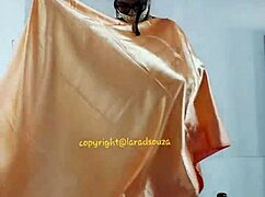 Indian Sexy Crossdresser Lara Dsouza in Saree!