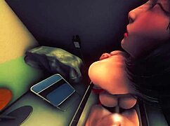 pov fucking the sexy asian nurse standing in the hospital