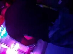 Venezuelan dancer shakes big ass at night club in Ecuador