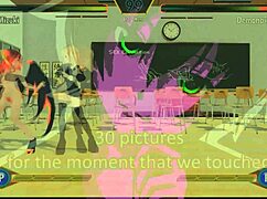 Horny gaming session turns wild with hentai fighter action. Watch h3video1 for epic moves!