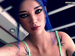 Acting Lessons Blue Haired Girlfriend Rides Boyfriends Cock and Gets Hot Cum Inside Her Tight Petite Pussy My Sexiest Gameplay Moments Part 5