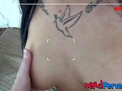 Young beauty gets cum on face from fake producer in reality