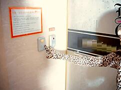 The masked doll gets bound in latex with condom control