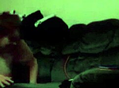 Wife deepthroats husband's dick then gets fucked for pussy creampie in homemade scene