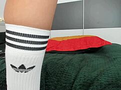 hot teen bbw with big tits tries first time anal in her bedroom